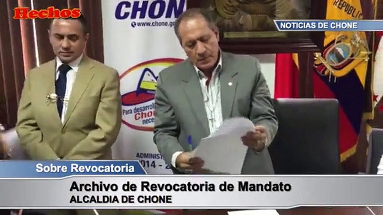 No Revocatoria dijo CNE