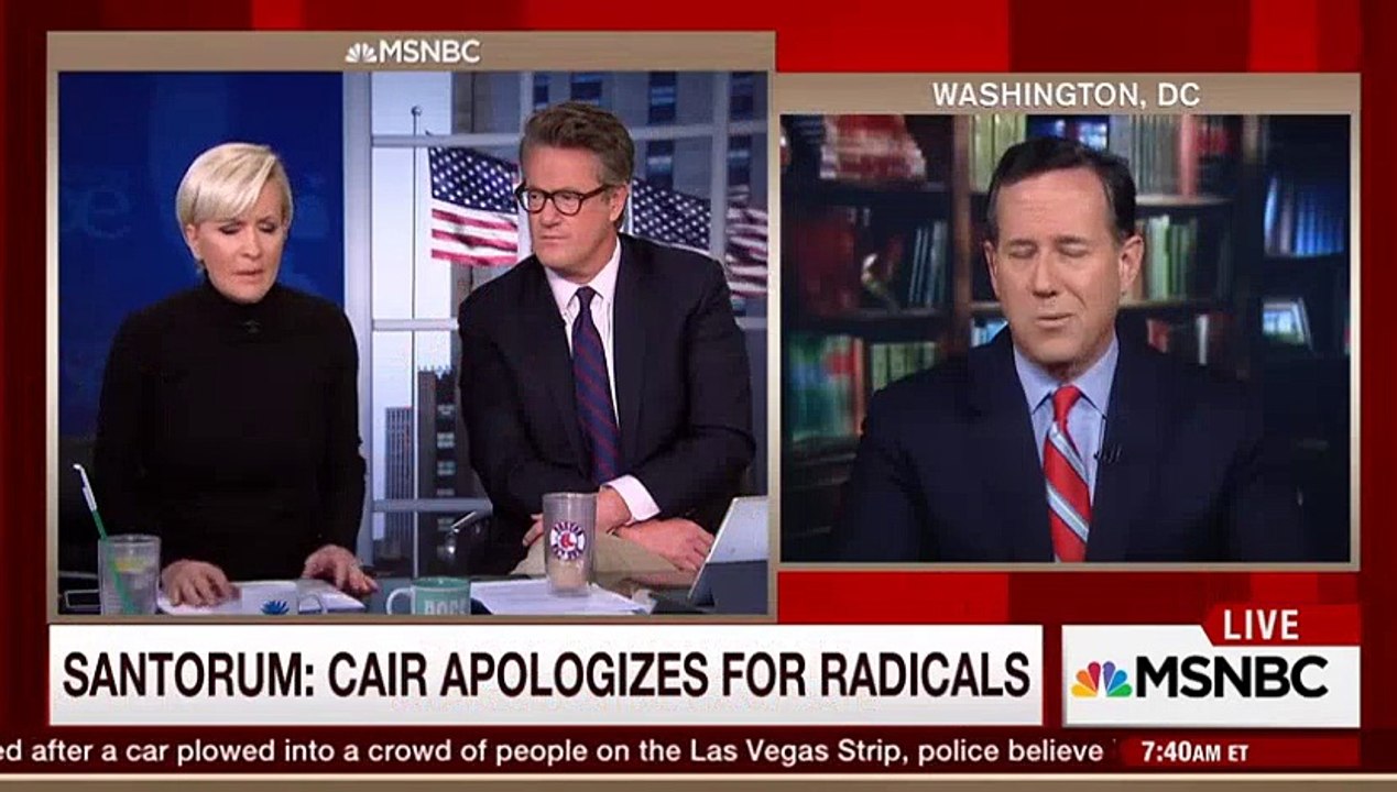 Mika Brzezinski Challenges Rick Santorum White Men with Guns in America Worse than Terrorists - Just[3]