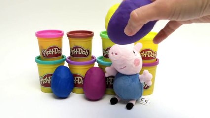 peppa pig playdoh Play-Doh Eggs Peppa Pig Playdough Eggs Surprise Eggs dough