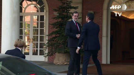 Spain PM meets Socialist leader to discuss forming government