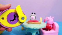 play doh food Peppa Pig eating PLAY-DOH Pizza Gardening Together Zoe Zebra Toy AllToyCollector