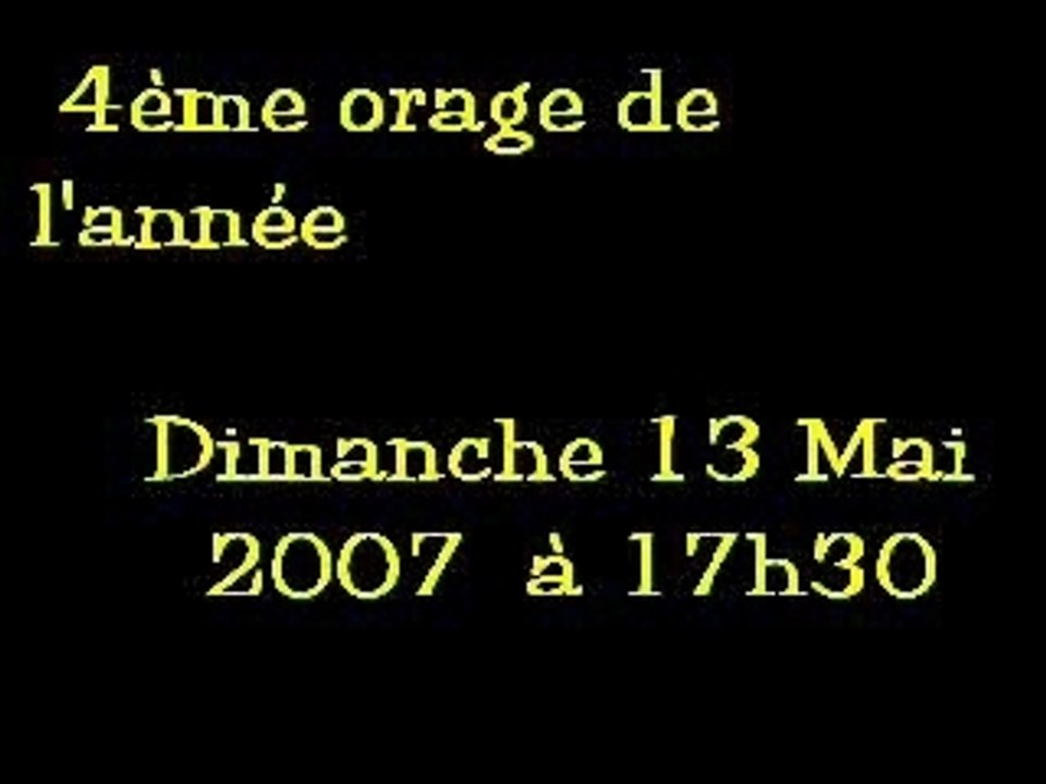 Orage-13mai 2007