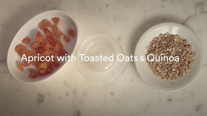 Plane Food: Apricot with Toasted Oats & Quinoa