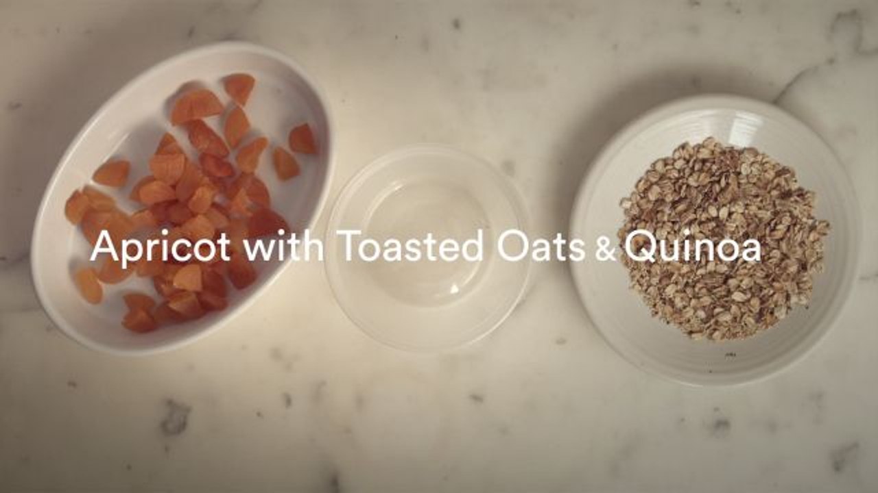 Plane Food: Apricot with Toasted Oats & Quinoa