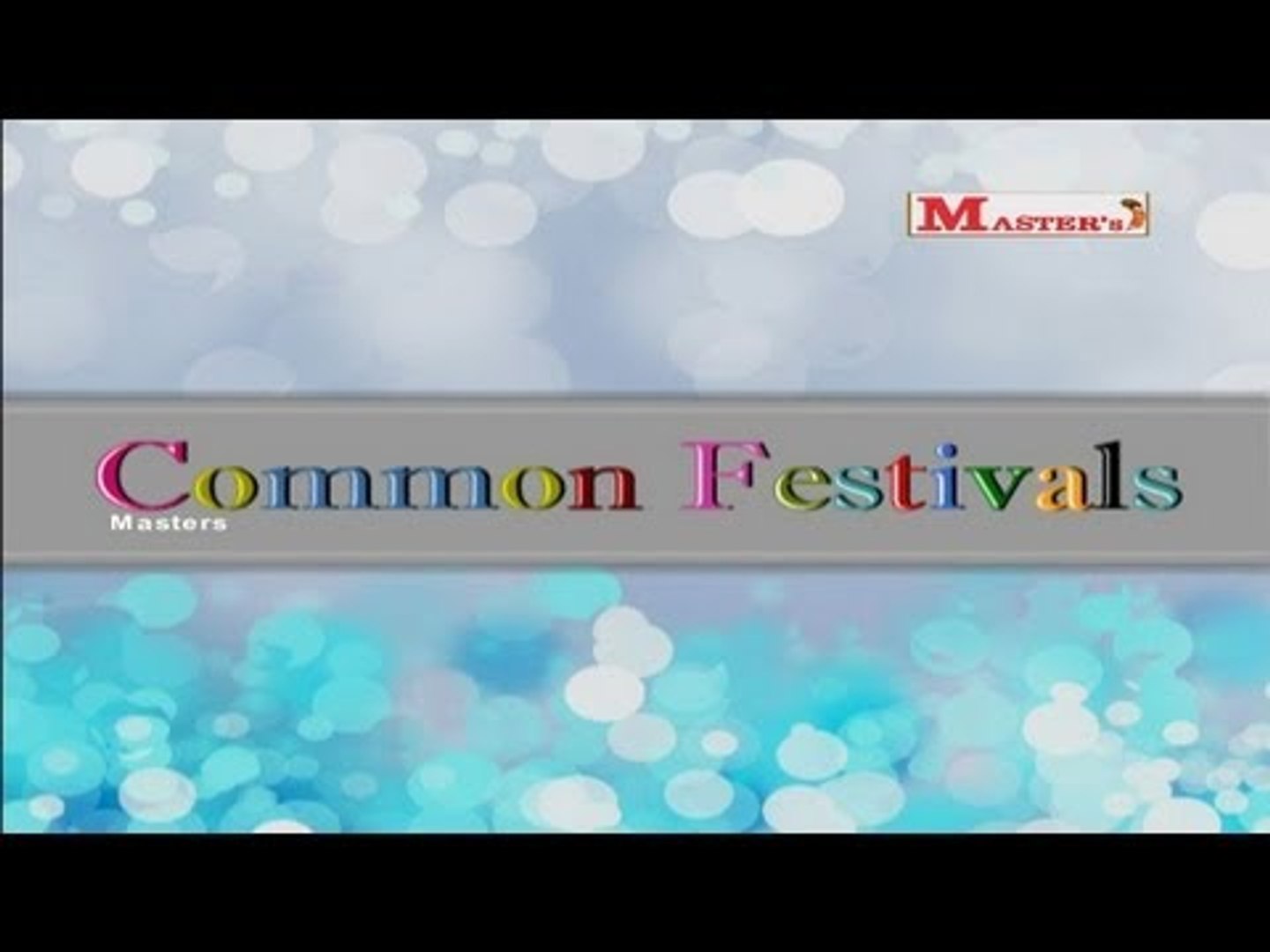 ⁣Common Festivals - English Animation Video for Kids