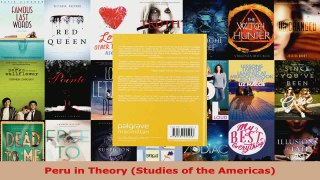 Read  Peru in Theory Studies of the Americas Ebook Free