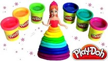 Play Doh Rainbow Ultimate Set Design-A-Dress Magiclip Princess Anna Disney Frozen Play Doh