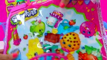 Shopkins Season 2 and 3 Carrier Carrying Case Bag   Unboxing 4 Toy Packs Cookieswirlc Vide