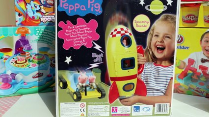 toy Peppa Pig Spaceship Rocket Playset Toy English Review peppa pig video