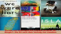 Download  Europa von innen gesehen Europa jenseits der Bürger Die EU nach dem Vertrag von Ebook Online