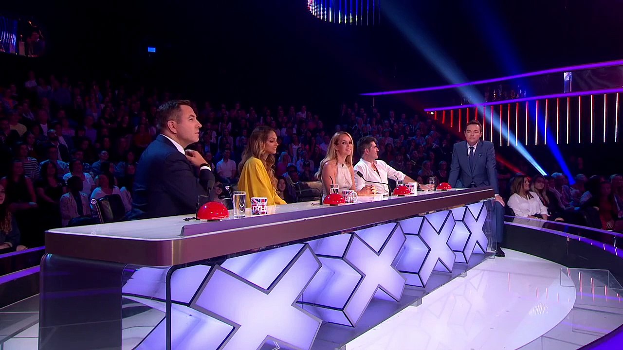 David gets up close and personal with Simon | Semi-Final 2 | Britains Got Talent 2015