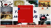 Download  Internationalisierung Österreichs seit 1945 Österreich  Zweite Republik Befund Kritik PDF Online