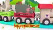 Trains for children. Educational cartoons for babies 1 year. Learn wild animals with a ZOO train