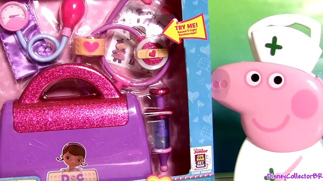 Doc McStuffins & Nurse Peppa Pig Medical Case Maletín de Enfermera Doctora Juguetes by Fu