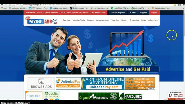 My Paying Ads Strategy Review Training - How to Get Referrals in Mypayingads with Power Lead System
