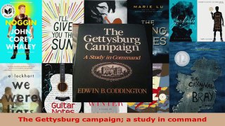 Read  The Gettysburg campaign a study in command Ebook Free