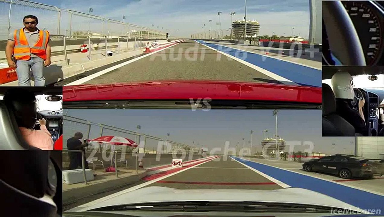 Nissan GT-R - Le Castellet - Porsche 991 GT3   Audi R8 V10 Plus