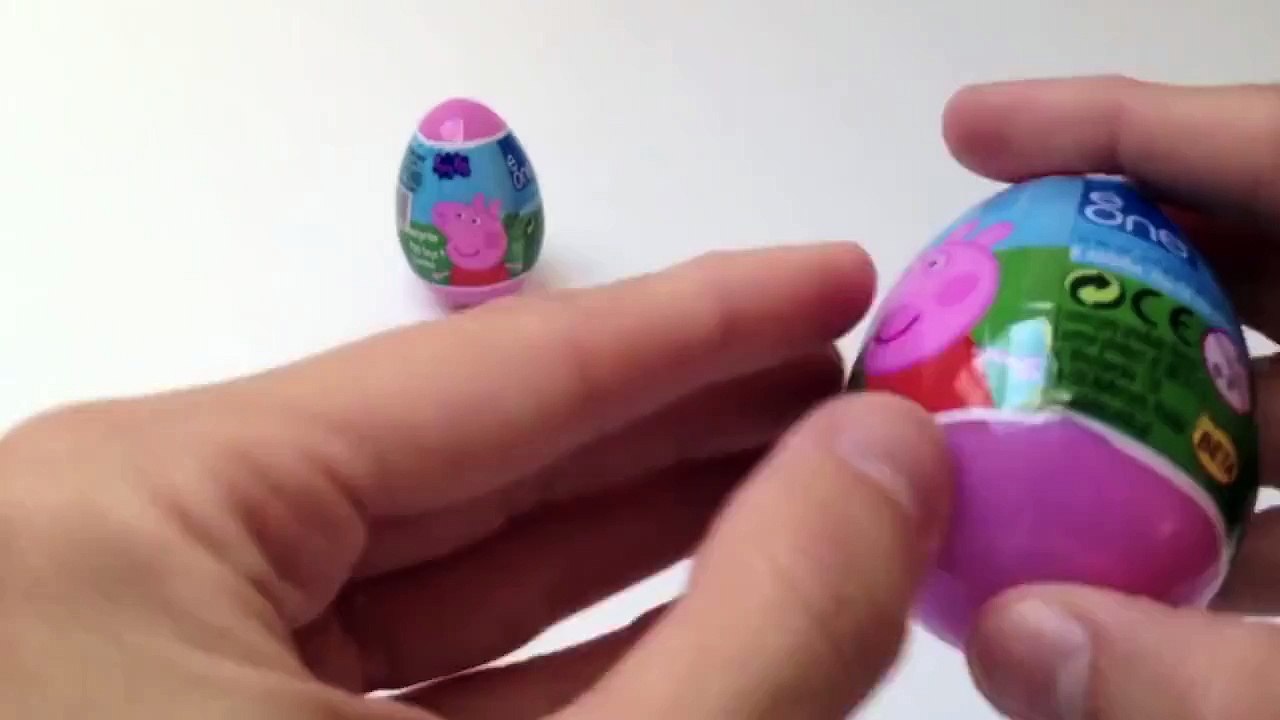 surprise eggs 4 Peppa Pig Surprise Eggs Unboxing - Kidstvsongs Toy Review