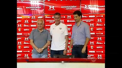 Novo técnico do São Paulo se apresenta e pede mais reforço para o time