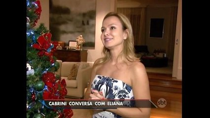 Roberto Cabrini mostra a trajetória e a intimidade da apresentadora Eliana