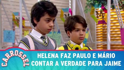Helena faz Paulo e Mário contar a verdade para Jaime