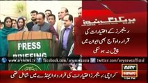 Ary News Headlines 11 December 2015 , MQM leader Khawaja Izhar media talk at Sindh Assembl