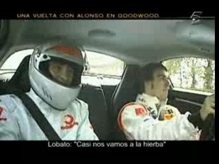 Alonso Mercedes SLR lap at GoodWood
