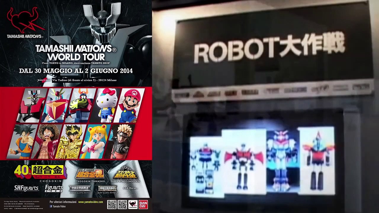 TAMASHII NATIONS WORLD TOUR dal 30 maggio a Milano | Yamato Shop