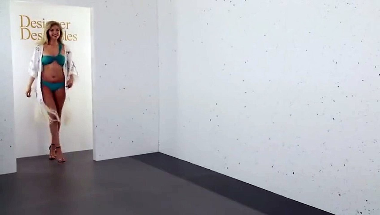 Jade Green Pleated Off Set Strap Bikini - Latest Fashion Designs - Hot Models