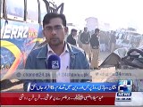 Bus and van accident Multan Vehari Road 8 persons died and many injured