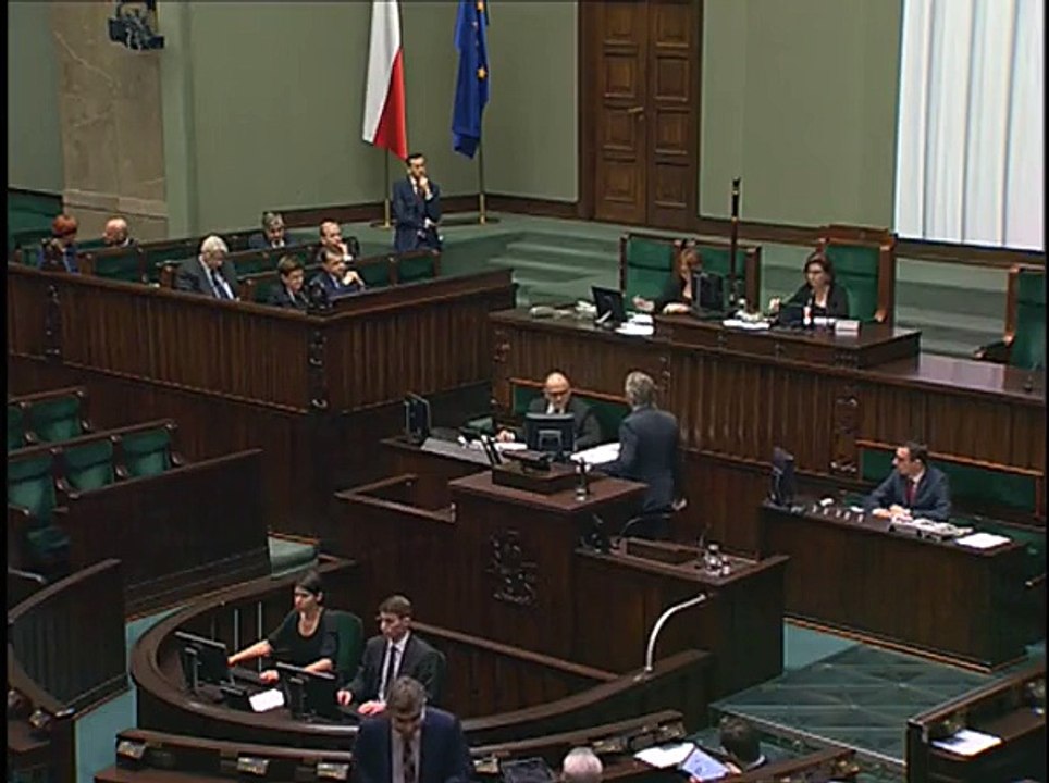 Poseł Andrzej Maciejewski - Wystąpienie z dnia 18 listopada 2015 roku.