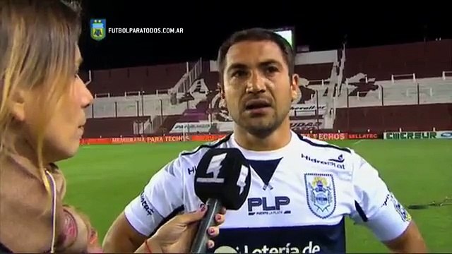 Rinaudo: Le pongo un diez . Lanús 1 - Gimnasia 0. Liguilla Pre-Sudamericana 2015. FPT.