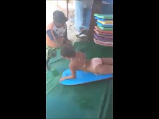 Woman Sliding on Water - Most Funny Video Ever