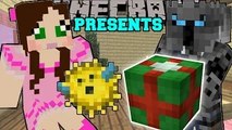 PopularMMOs Minecraft: CHRISTMAS PRESENTS Pat and Jen Custom Command GamingWithJen