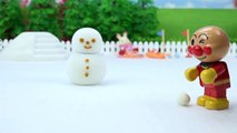 アンパンマンとバイキンマンおもちゃ 雪だるま作ろう Anpanman toy ◆호빵맨 장난감◆
