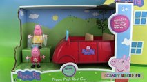 disney récré Peppa Pig's Red Car La voiture de Peppa Parlante Maman Pig Jouets en français auto