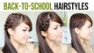 Back to School Hairstyles: 4-Strand French Braid & Bow Braid Tutorial