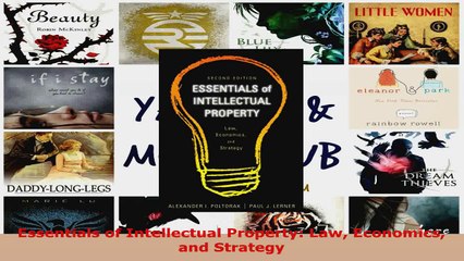 PDF Download  Essentials of Intellectual Property Law Economics and Strategy Download Online