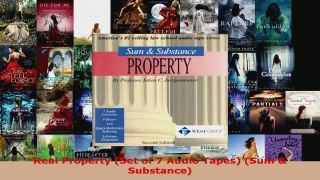 PDF Download  Real Property Set of 7 Audio Tapes Sum  Substance Read Full Ebook