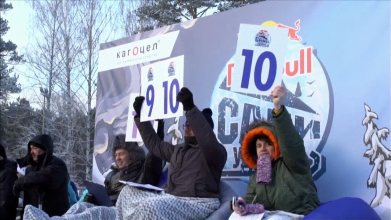 Golden Dragon slide to glory in extreme sledding