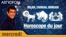 MERCREDI 2 DÉCEMBRE 2015, BÉLIER, TAUREAU, GÉMEAUX