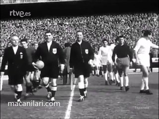 14.02.1957 - 1956-1957 European Champion Clubs' Cup Quarter Final 1st Leg Real Madrid 3-0 OGC Nice