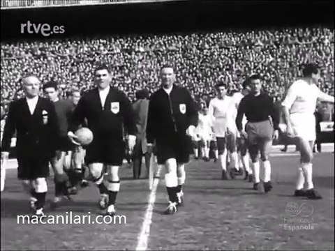 14.02.1957 - 1956-1957 European Champion Clubs' Cup Quarter Final 1st Leg Real Madrid 3-0 OGC Nice