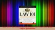 Read  Law 101 An Essential Reference for Your Everyday Legal Questions EBooks Online