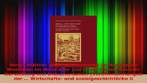 Download  Berg Hütten und Hammerwerke im Herzogtum Westfalen im Mittelalter und in der frühen PDF Frei