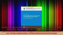 Lesen  Nachhaltigkeitsberichterstattung in Deutschland und den USA Berichtspraxis Determinanten PDF Frei