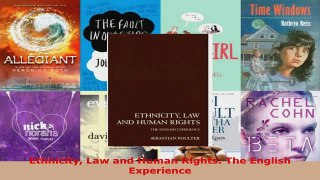 Read  Ethnicity Law and Human Rights The English Experience EBooks Online