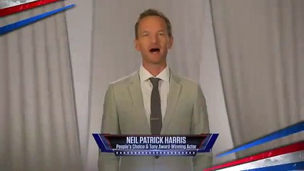 Actor and pop culture icon Neil Patrick Harris thanks the troops