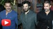 Salman Khan , Aamir Khan, Saif Ali Khan & Celebs At Anil Kapoor Birthday Party 2015