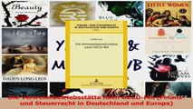 Lesen  Die Vertreterbetriebsstätte nach OECDMA Finanz und Steuerrecht in Deutschland und Ebook Online